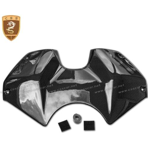 CSSCAR Motorcycle Parts Tank Cover for 2018 Ducati Panigale V4/V4S/V4R Carbon Fiber Glossy Fuel Tank Cover Guard Fairing 2-028