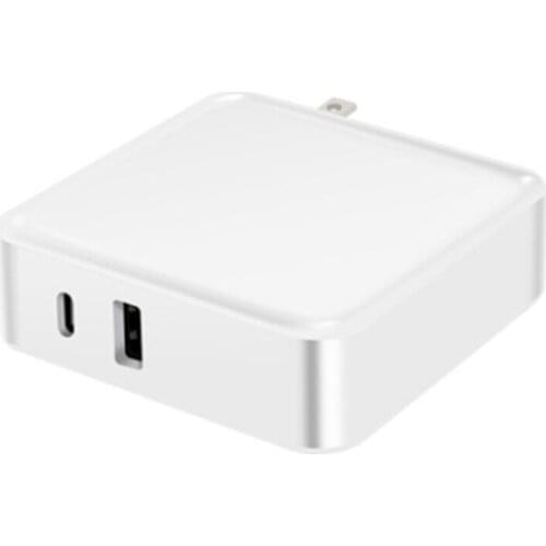 USB C Charger for Air 13 Inches, 65W 2 PortsiPad Pro 12.9/11 / Air 4, with USB C Power Adapter US Plug