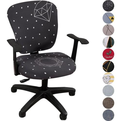10 Colors Modern Spandex Computer Chair Cover 100% Polyester Elastic Fabric Office Chair Cover Easy Washable Removeable