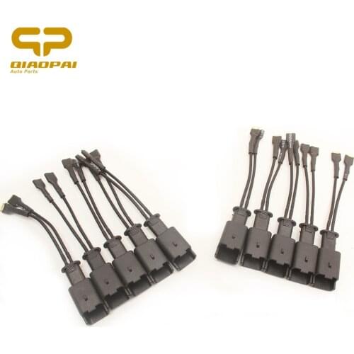 10PC Car Snail Horn Siren Speaker Sound Electronics Disc Link Socket Conversion Plug for Peugeot 206 207 307 308 508 301 Citroen