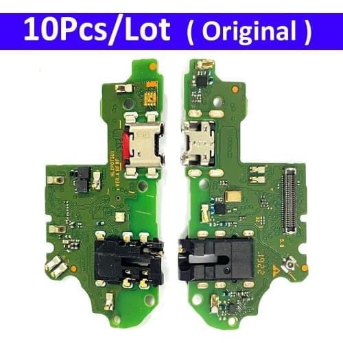 10pcs/lot,For Huawei P Smart 2019 USB Charging Dock Port Charger Connector Board Flex Ribbon With Micro Microphone Autio Jack