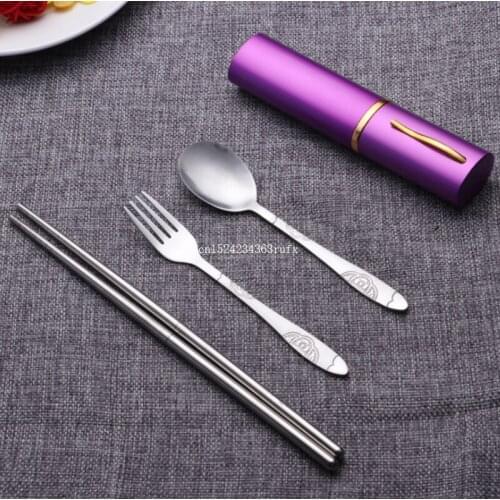 100 Sets Tableware Chopsticks Fork Spoon Wedding Favors Stainless Steel Cutlery Set Wedding Party Gifts