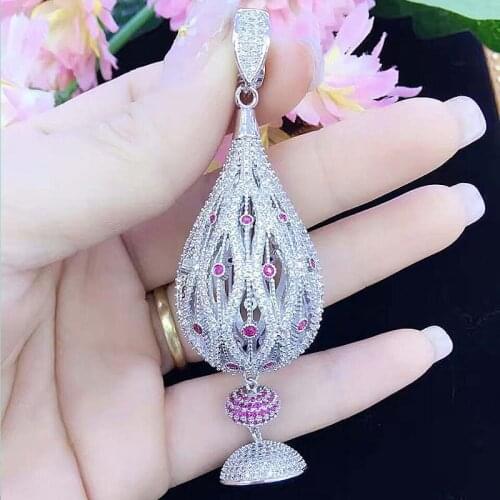 27X80mm High-grade new CZ jewelry accessories, pearl necklace bracelet accessories material