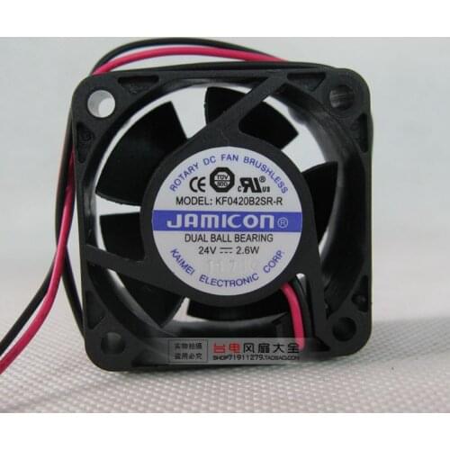 4020 4CM 24V 2.6W Double Ball Inverter Cooling Fan KF0420B2SR-R