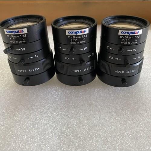 USED Computar M3Z1228C-MP 12-36mm 1:2.8 industrial zoom surveillance lens