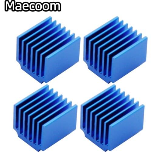 5/10/20pcs/lot 3D Printer Parts Stepper Motor Driver Heat Sinks Cooling Block Heatsink For TMC2100 LV8729 DRV8825 Drive Modules