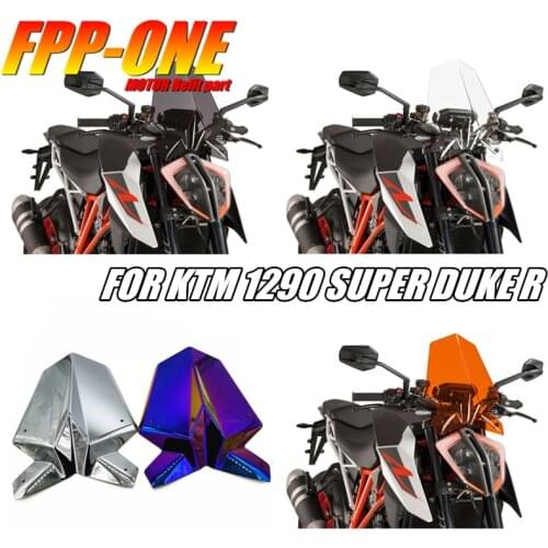 For KTM 1290 SUPERDUKE R 1290 Super Duke R 2018 2019 Motorcycle Accessories ABS Plating Windshield