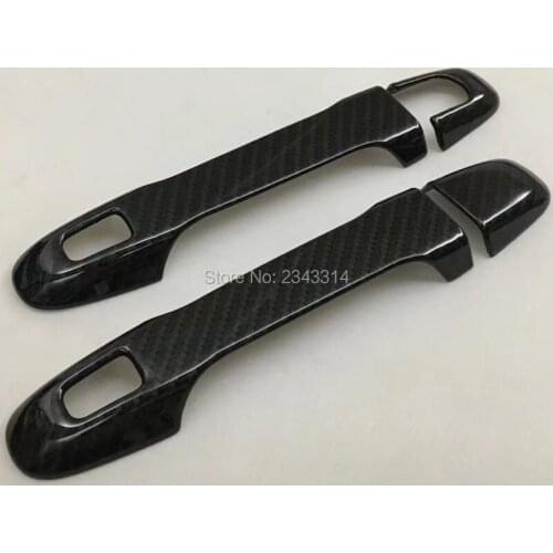 For Toyota C-HR C HR CHR 2016 2017 2018 Black ABS Side Door Handle Cover Bowl Rear Door Handle Bowl Cover Car Styling Accessory