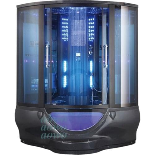 Jacuzzi shower cabin with whirlpool japanese massage room jaccuzzi bathtub with steam 8107