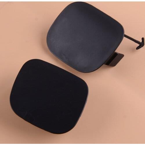 DWCX 2PCS Black Car Front Bumper Tow Hook Cover Cap 521280E927 521200E927 521270E926 Fit for Toyota Highlander 2014 2015 2016