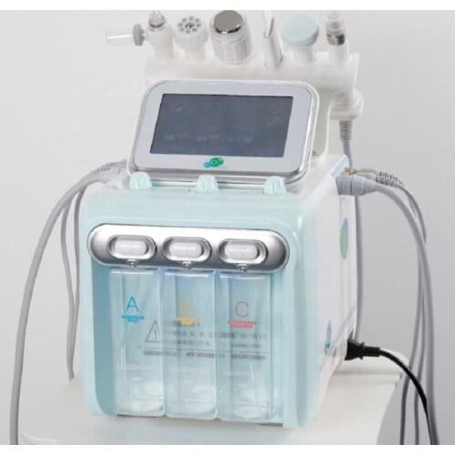 6 in 1 Hydro Peel Microdermabrasion Hydra Facial Hydrafacial Deep Cleaning RF Face Lift Skin Tightening Spa Beauty Machine