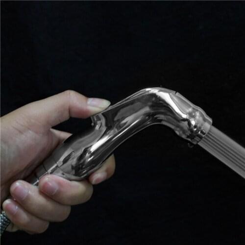Chrome Toilet Shattaf Single Way Bathroom Bidet Faucet Sprayer Handheld Shower Head hsg0005