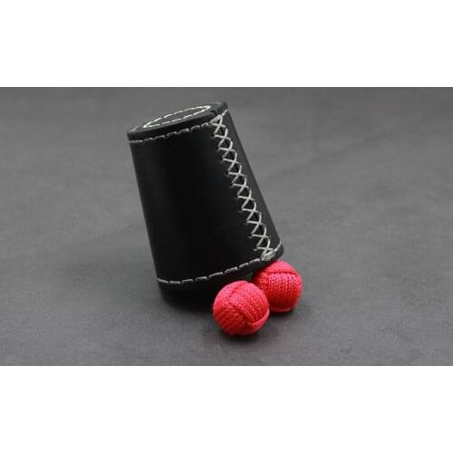 Leather Chop Cup Magic Tricks Appear Vanish Ball Magician Close Up Illusions Props Gimmick Mentalism Magica Cup tour de magie