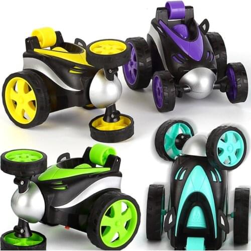 Wireless RC Car Mini Deformation Tumbling Electronic Remote control Stunt Drift car 360 degree Rotating Model Toy for children