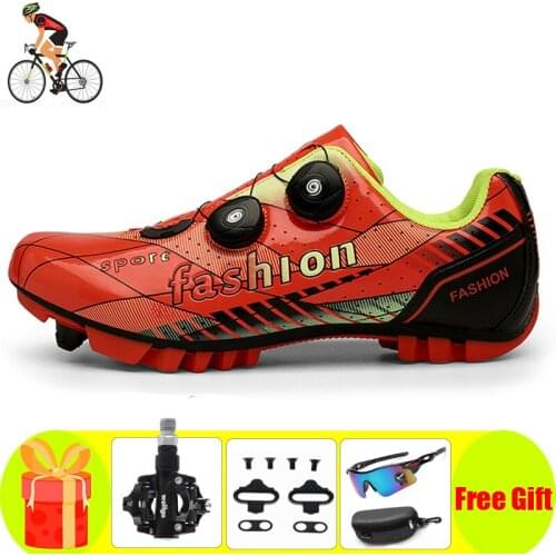 MTB Cycling Shoes Professional Sapatilha Ciclismo Men Male Self-Locking Mountain Bike Road Bicycle Racing Bicicleta Carretera