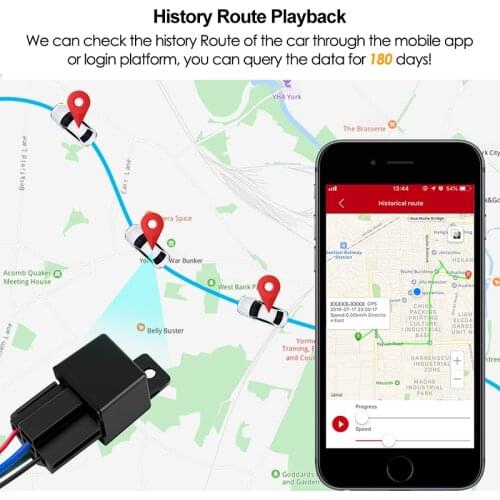 Latest MV720 Relay GPS Tracker Car GPS GSM Locator Tracking Remote Control Anti-theft Monitoring Cut Oil Power Mini Car Tracker