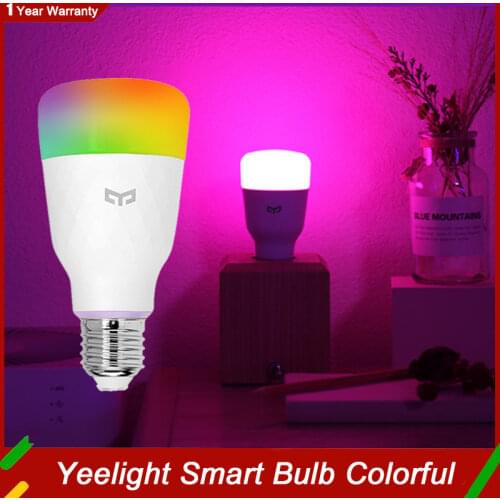 Update Version Xiaomi Yeelight Smart LED Bulb E27 1SE /1S WIFI Bulb for Desk Lamp Bedroom Via App Remote Control White/RGB