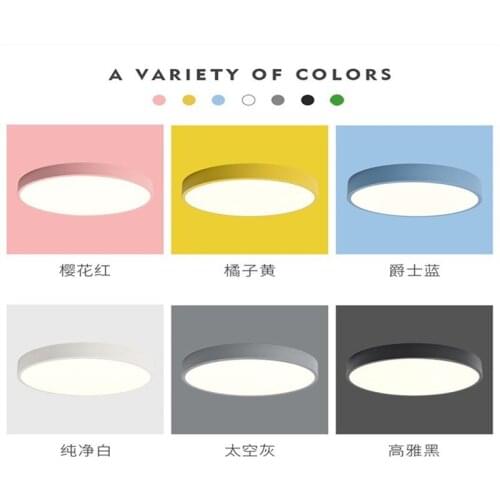 Ceiling Lights white color personality Indoor Lighting Ceiling Lamp Fixture For Living Room Bedroom round corridor lamp