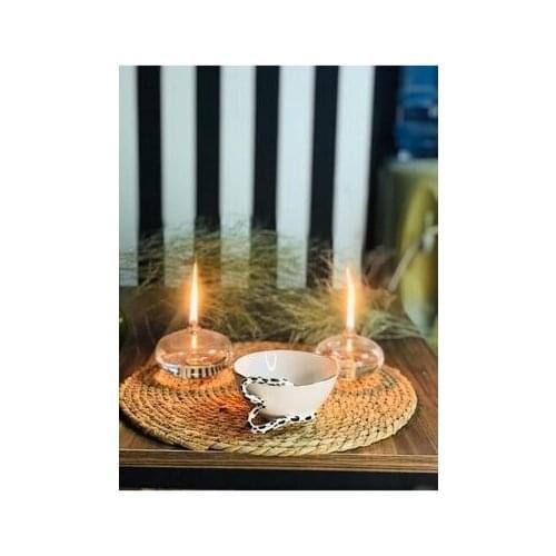 Handmade and Hand Painted Custom Design High quality Ceramic Snake Symbol Espresso Coffee Cup Office Cup