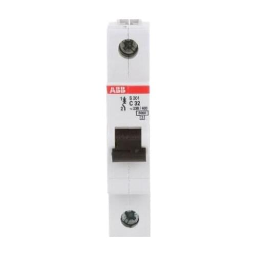 S201-C32 10113612 Circuit Breaker, Supplementary, C Curve, 1-Pole, 32A, 6kA, 480Y/277VAC, UL1077