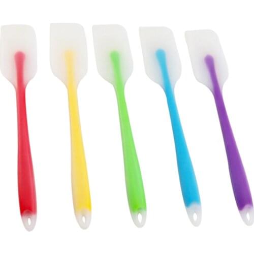 Kitchen Baking Tools For Cakes Spatula Non Stick Heat Resistant Long Silicone Pastry Cream Mixer Butter Scoop Chocolate Scraper