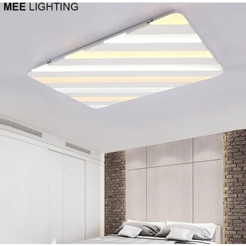 Modern LED Chandelier Acrylic Flush Mounted Light Fixture LED Bedroom Living Dining room Chandelier Lamp Lustre for Ceiling