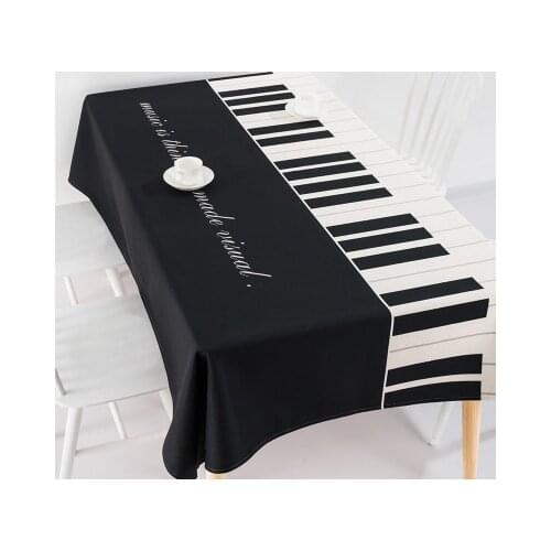 Modern European style coffee cotton table cloth linen tablecloth cover towel thick rectangular antependium decoration piano gift