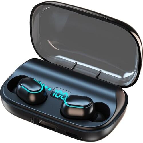 T11 Bluetooth Earplug With 1200mAh Charging Box TWS Wireless Noise Reduction Headset With Digital Display fone de ouvido