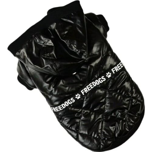 Warm Winter Dog Clothes Hooded French Bulldog Pug Coats Dogs Jacket Coat Pet Clothing Waterproof Outfit