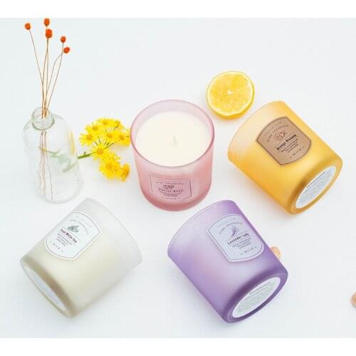 1PCS Pure Natural Aromatherapy Small Candle Wedding Party Romantic Scented Candles Flameless Wax Candles Last 18hours