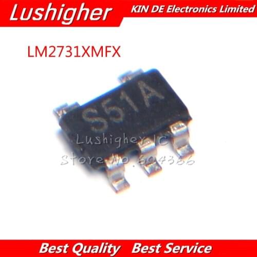 10pcs LM2731XMFX LM2731 S51B SOT23-5 LM2731XM LM2731X