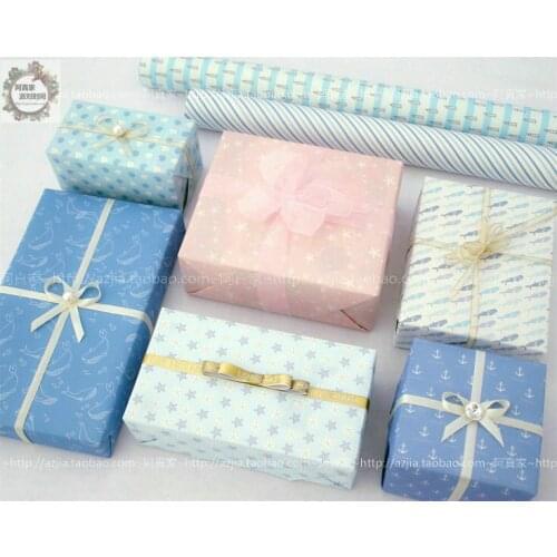 10pcs/lot Small Fresh Color Wrapping Paper Gift Christmas Wedding Flower Bouquet Wrapping Paper