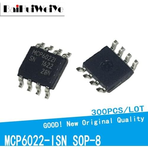 10PCS/LOT MCP6022-I/SN MCP6022I MCP6022-E/SN MCP6022E 6022I SOP-8 SMD SOP8 New Original Good Quality Chipset