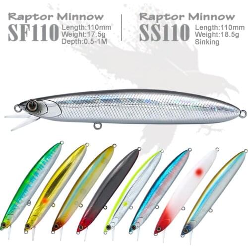 2020 New Swing Lip Fishing Lures Sinking & Floating Minnow Jerkbait Wobbler For Seabass Trout Bass Fishing Bait Dropshipping