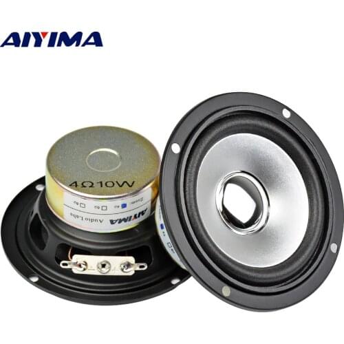 AIYIMA 2Pcs 3Inch Audio Portable Speakers Full Range 10W 4Ohm Altavoz Portatil Speaker DIY HIFI Loudspeaker Stereo Home Theater