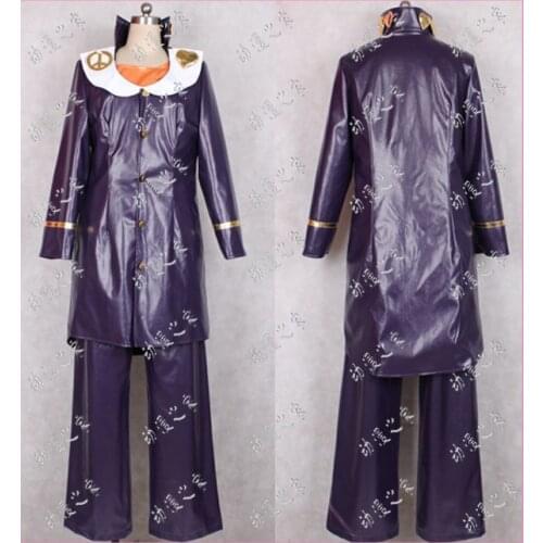 Anime JoJos Bizarre Adventure Josuke Higashikata Cosplay Costume Outfit Any Size