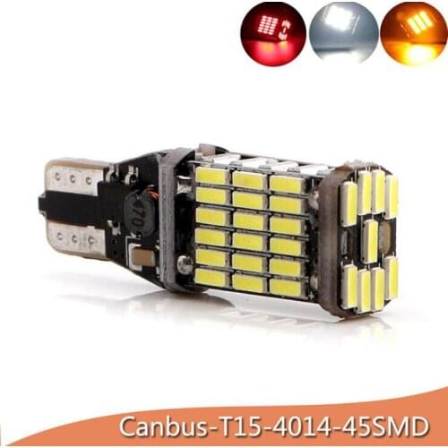 Car LED decoding reversing light T15-4014-45SMD turn signal brake light highlight taillight high power