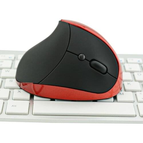 Wireless Mouse Ergonomic Optical 2.4G 800/1200/1600DPI Colorful Light Wrist Healing Vertical Mice with Mouse Pad Kit For PC