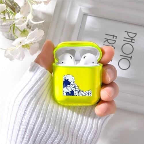 For AirPods Candy Color Case Cute Transparent Cover For AirPods Earphone Thin Case Protector For Airpods Charging Box soft Coque