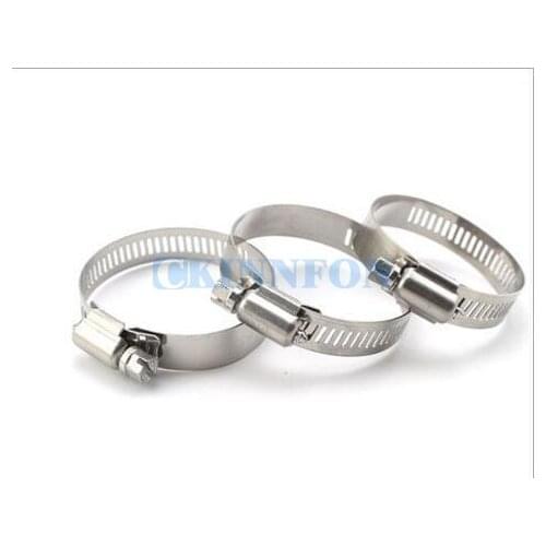 DHL 1000PCS Adjustable Stainless Steel Hose Pipe Clamps Clip Worm Drive Fastener Clamp
