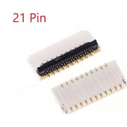 10 pcs FPC connector 21 Pin 0.3 mm pitch 0.9 mm height back flip type dual sided Top and Bottom Right Angle SMT FH35C-21S-0.3SH