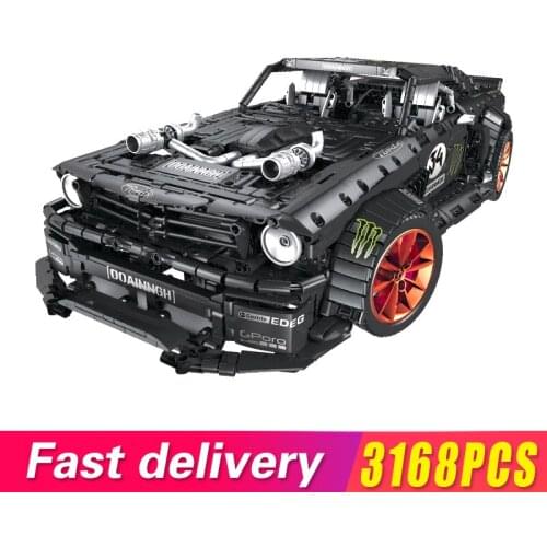 Moc City High Tech Rc Armored Speed Sport Car Super Racer Model Bricks Remote Control Kids Building Blocks Toys Compatible 10242