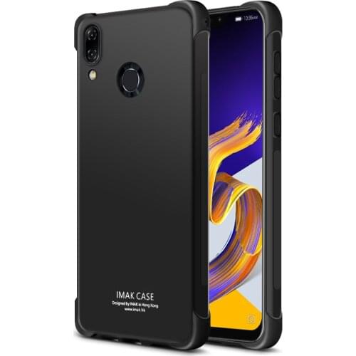 Imak for Asus Zenfone 5 5z ZE620KL ZS620KL TPU Case Airbag Shockproof Back Cover Soft Silicone Cover + Screen Protector