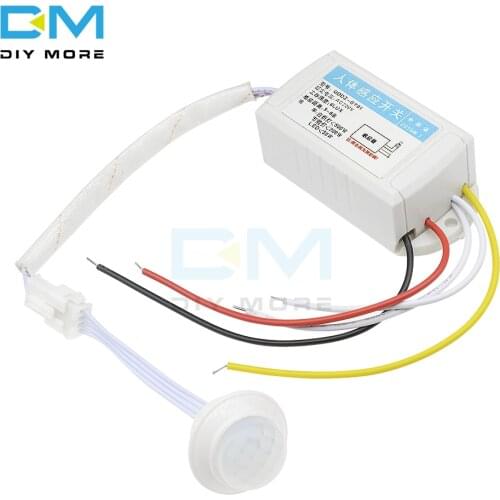 220V Human Motion Body Infrared IR Sensor Automatic Light Switch Intelligent Lamps Sensors Controller For The Stairs Corridor