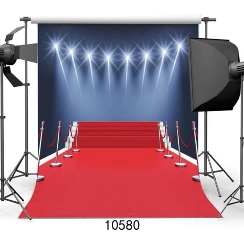 Red Carpet to Stage Photography Background Photophone Backdrop Fond Studio Photo Background For Photo Studio Vinyl 3D