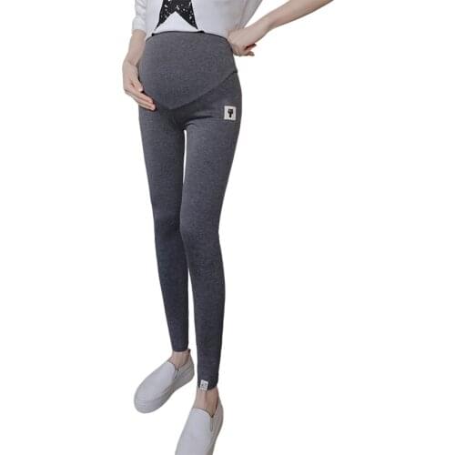 Pregnant womens leggings spring and autumn models all-match pregnant womens feet lift pants casual pregnant womens pants