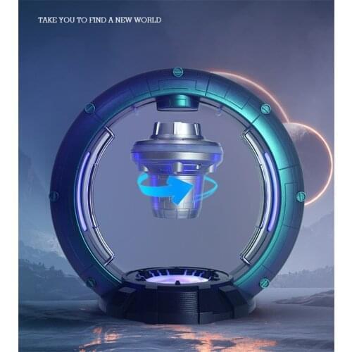 Levitating Floating Bluetooth Speaker with 3D Surround Sound,360 Degree Rotation for Desk Decor