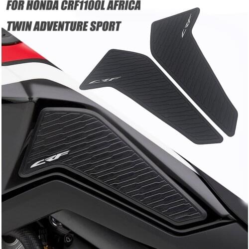 NEW Motorcycle Non-Slip Side Fuel Tank Stickers Waterproof Pad Rubber Sticker For Honda CRF1100L Africa Twin Adventure Sport