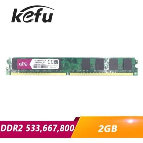 Kefu RAM 2gb DDR2 533 667 800 533mhz 667mhz 800mhz DIMM DDR2 RAM 2GB 2G Memory Ram Memoria Motherboard Desktop PC Computer
