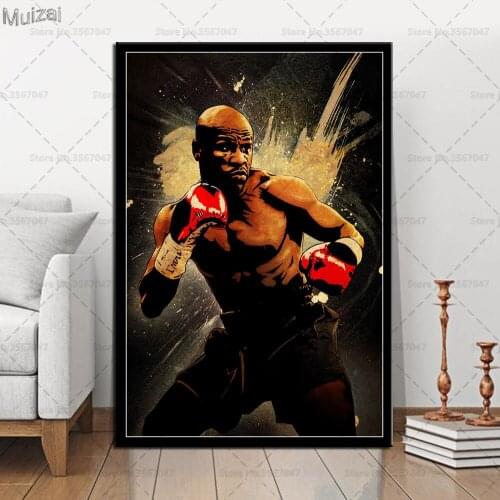 Fighters Super Player Poster Muhammad Ali Conor McGregor Canvas Painting Posters and Prints Wall Art for Living Room Home Decor